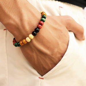 Open image in slideshow, Lava Rock Stone Bracelet
